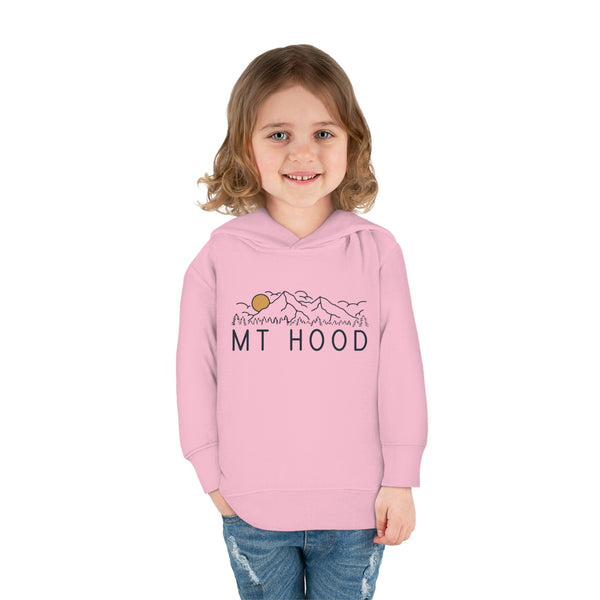 Mt Hood, Oregon Toddler Hoodie - Unisex Mt Hood Toddler Sweatshirt