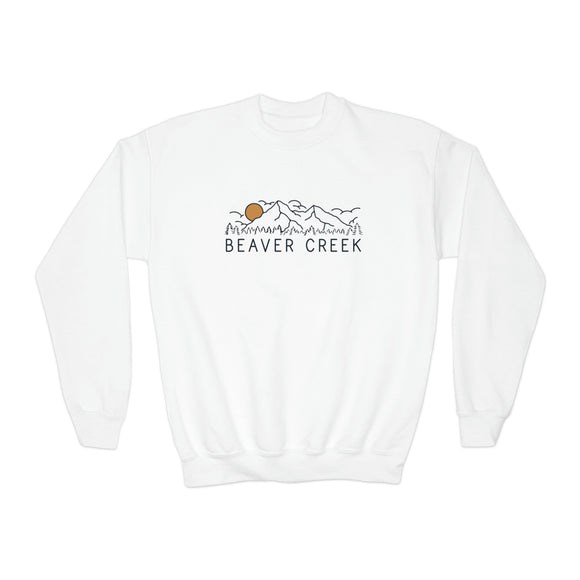 Beaver Creek, Colorado Youth Sweatshirt - Unisex Kid's Beaver Creek Crewneck Sweatshirt