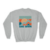 Ski Bum Youth Sweatshirt - Unisex Kid's Ski Bum Crewneck Sweatshirt