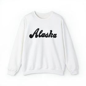 Alaska Sweatshirt - Unisex Retro Alaska Crewneck Sweatshirt