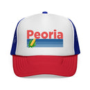 Peoria, Illinois Retro Corn and Farm Trucker Hat-1