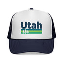 Utah Retro Trees Trucker Hat - Vintage Style Utah Cap-4