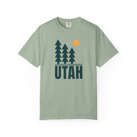 Utah T Shirt, Comfort Colors Cotton 100% Cotton Trees Tee - 0