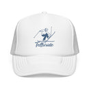 Telluride, Colorado Snow Ski Trucker Hat — Retro Skier Foam Telluride Cap-6