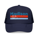Madison, Wisconsin Trucker Hat - Foam Madison Bike Cap-3