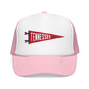 Tennessee Pennant Trucker Hat — Retro Flag Foam Cap-3