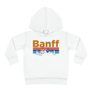 Banff Toddler Hoodie - Retro Mountain Sun Unisex Banff Toddler Sweatshirt-5