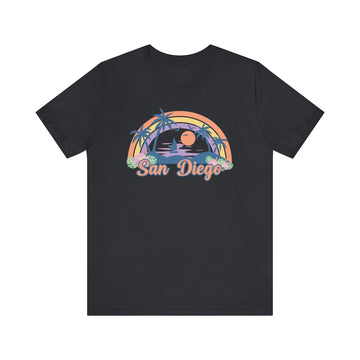 Buy vintage-black San Diego, California T-Shirt - Retro Beach Unisex San Diego Shirt