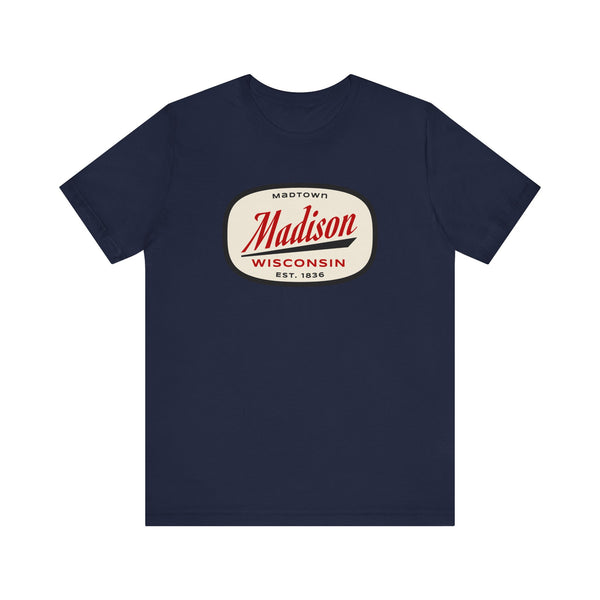 Madison, Wisconsin T-Shirt - Retro Unisex Madison Shirt