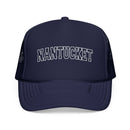 Kids Nantucket, Massachusetts Trucker Hat - Youth Snapback on white background