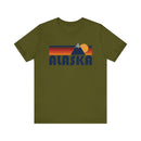 Retro Alaska T-shirt, Mountain Tee, Vintage Alaska Unisex Jersey Shirt, Outdoor Hiking Apparel-9