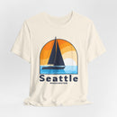 Seattle, Washington T Shirt - Sailboat Tee-11