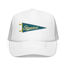 Shenandoah National Park Pennant Trucker Hat — Vintage Foam Mesh Cap-6