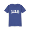 Dallas, Texas Youth Graphic Tee - Kids Dallas T Shirt