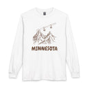 Minnesota Long Sleeve T-Shirt - Ski Mountain Gondola-1