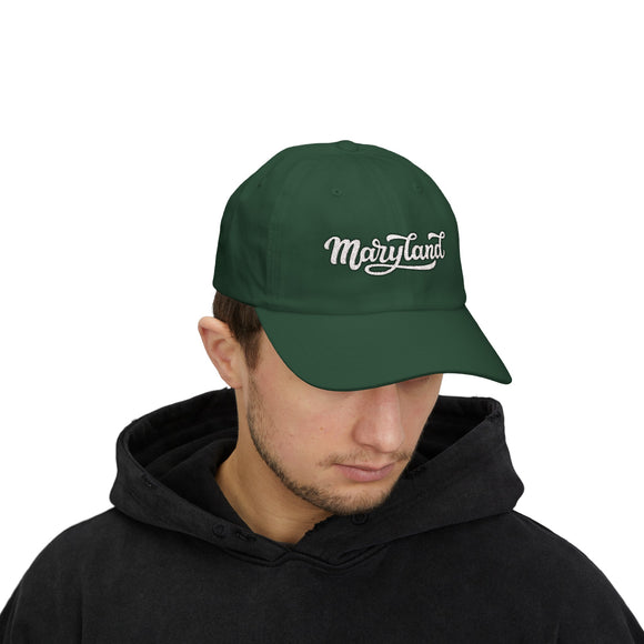 Maryland Dad Hat - Embroidered Maryland Classic Dad Cap