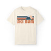 Ski Bum Graphic Tee, Comfort Colors Retro Unisex T shirt, Mountain Adventure Shirt