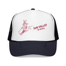 Sun Valley, Idaho Ski Bunny Foam Trucker Hat-7