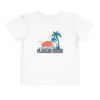 Flagler Beach, Florida Toddler T-Shirt - Retro Palm Tree Toddler Flagler Beach Shirt