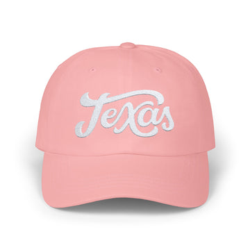 Buy pink Texas Dad Hat - Embroidered Texas Classic Dad Cap