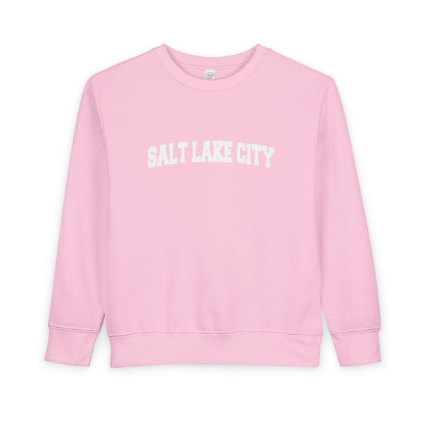 Salt Lake City, Utah Sweatshirt - Salt Lake City Toddler Crewneck Sweatshirt