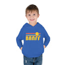 Banff, Canada Toddler Hoodie - Retro Sunrise Unisex Banff Toddler Sweatshirt-7