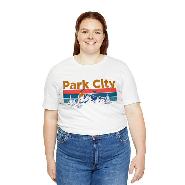 Park City, Utah Shirt - Mountain Sunset Unisex Park City T-Shirt