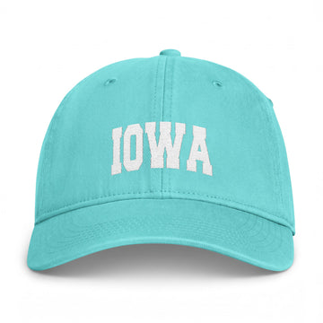Buy chalky-mint Iowa Washed Baseball Cap - Vintage Coastal Comfort Colors