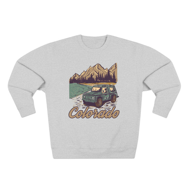 Premium Colorado Sweatshirt - Unisex Mountain Sweatshirt