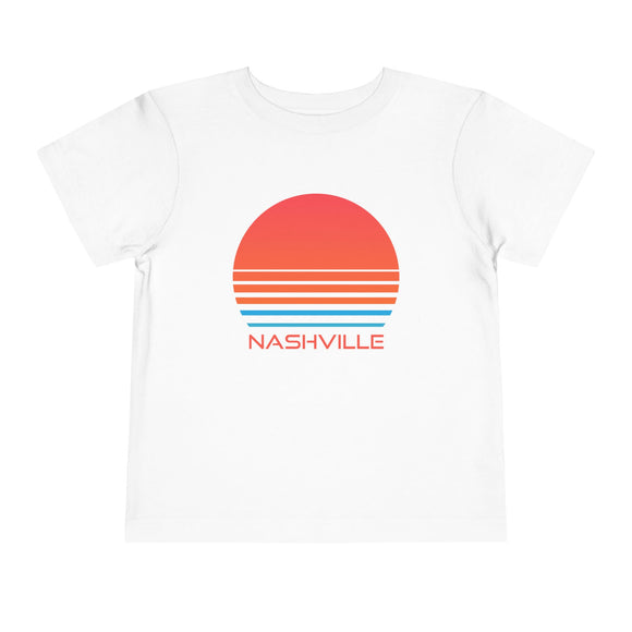 Nashville, Tennessee Toddler T-Shirt - Retro 80s Toddler Nashville Shirt