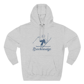 Premium Breckenridge, Colorado Vintage Snow Ski Hoodie - 0