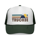 Truckee, California Retro Mountains Trucker Hat - Vintage Style Truckee Cap-2