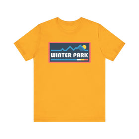 Buy gold Winter Park, Colorado T Shirt - Retro Graphic Tee