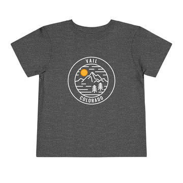 Vail, Colorado Toddler T-Shirt - Retro Mountain Toddler Vail Shirt - 0