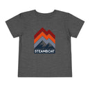 Steamboat, Colorado Toddler T-Shirt - Retro Palm Tree Toddler Steamboat Shirt-4