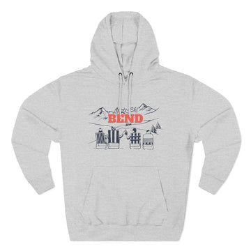 Premium Bend, Oregon Après-ski Hoodie - Unisex Sweatshirt - 0