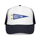 Houston, Texas Pennant Trucker Hat — Retro Flag Foam Cap-4