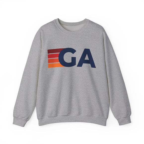Georgia Retro Sweatshirt | Retro Stripes Georgia