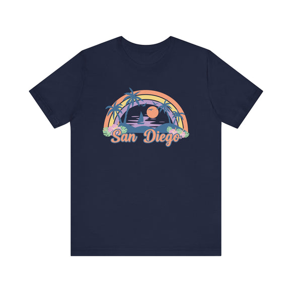 San Diego, California T-Shirt - Retro Beach Unisex San Diego Shirt