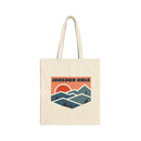 Jackson Hole, Wyoming Cotton Canvas Tote Bag - 15" x 16"-1