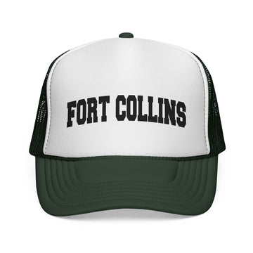 Buy dark-green Fort Collins, Colorado Collegiate Style Trucker Hat