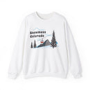 Snowmass, Colorado Sweatshirt - Unisex Retro Ski Mountain Gondola Snowmass Sweatshirt-1