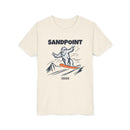 Sandpoint, Idaho Yeti Snowboard Youth Tee - Kids Skiing Shirt-1