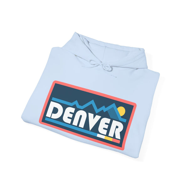 Denver, Colorado Hoodie - Unisex Sun Denver Hoodie Graphic Sweatshirt