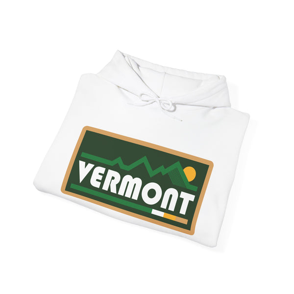 Vermont Hoodie - Sun Unisex Vermont Hoodie Graphic Sweatshirt