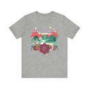 Lake Tahoe Shirt, California Retro T-Shirt, Hippie Style California tee, Lake Tahoe Mountain Shirt-2