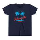 Jacksonville, Florida Youth Shirt - Retro Palm Tree Jacksonville Kid's T-Shirt-1