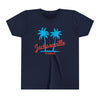 Jacksonville, Florida Youth Shirt - Retro Palm Tree Jacksonville Kid's T-Shirt