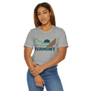 Vermont Retro Mountains Sunset T-Shirt | Vintage Vermont Tee-21