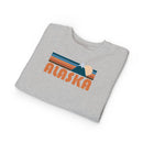 Alaska Toddler Sweatshirt - Retro Mountain Alaska Toddler Crewneck Sweatshirt-12